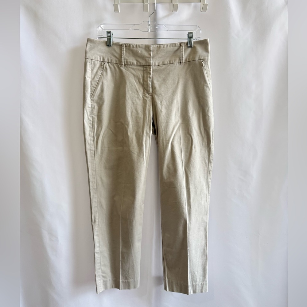 Light Beige Women's Slim Dress Pants